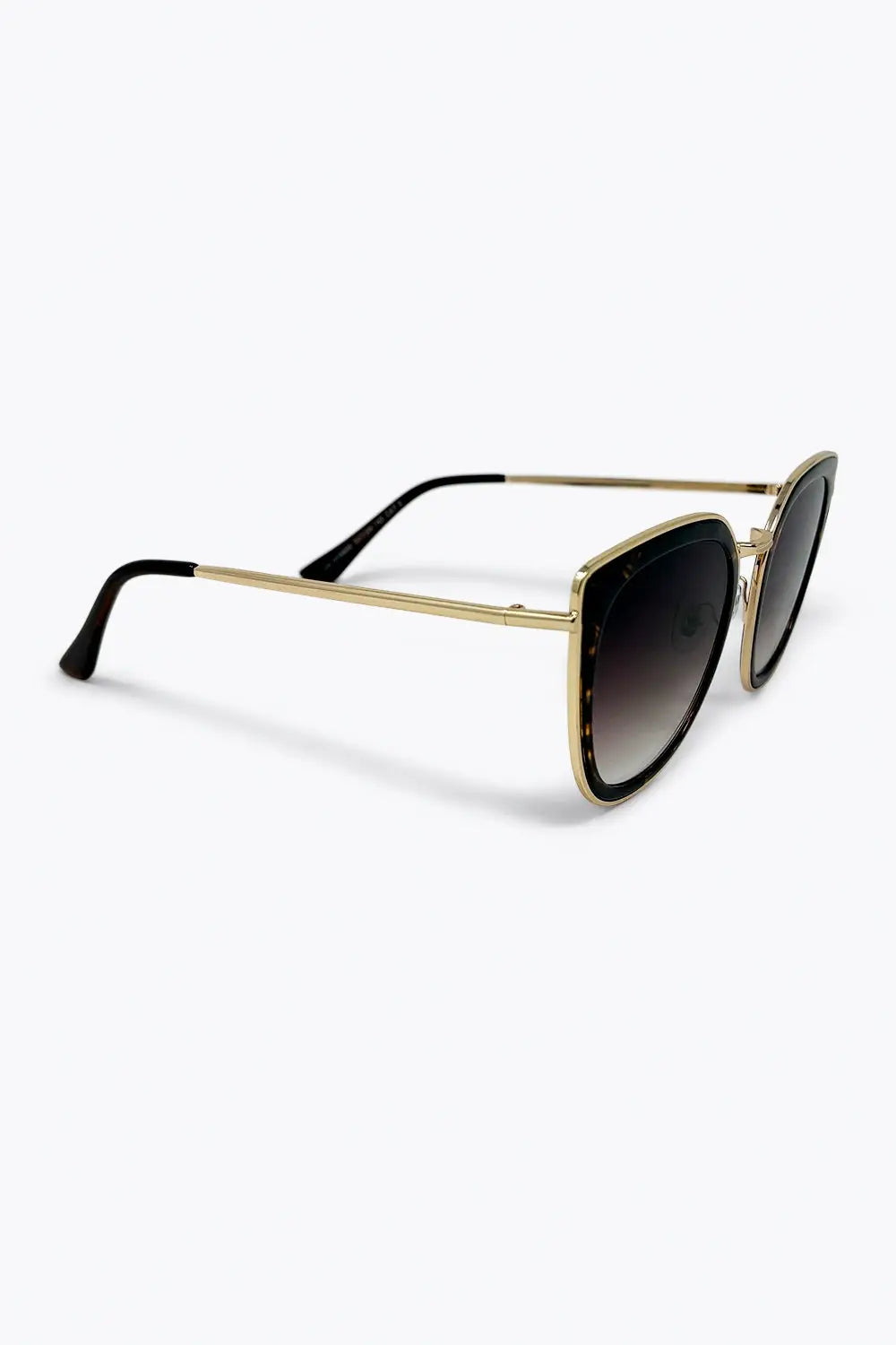 Brown Tortoiseshell Cat Eye Gradient Sunglasses - BROWN / ONE - Sunglasses