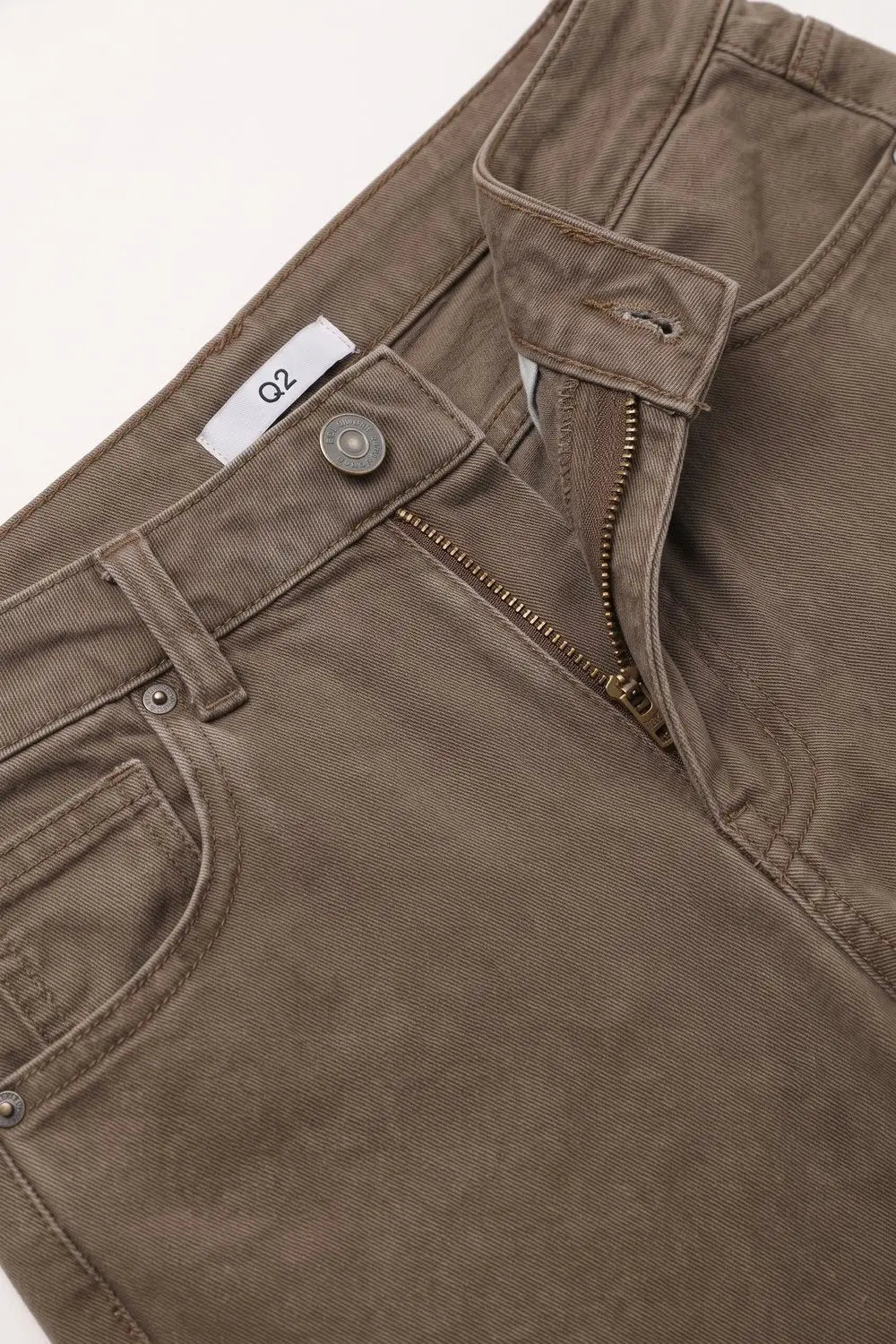 Fango Wide-Leg Pants in Barrel Style with side seam - Colored Jeans