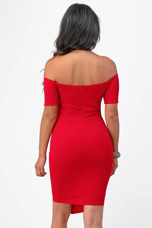 Front Twisted Bodycon Dress *More Colors - Dresses