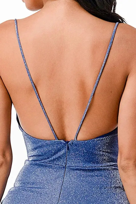 Sparkling Side Gather Gown *More Colors - Dresses