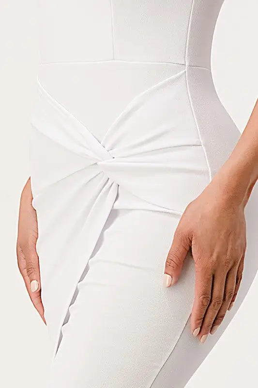 Front Twisted Bodycon Dress *More Colors - Dresses