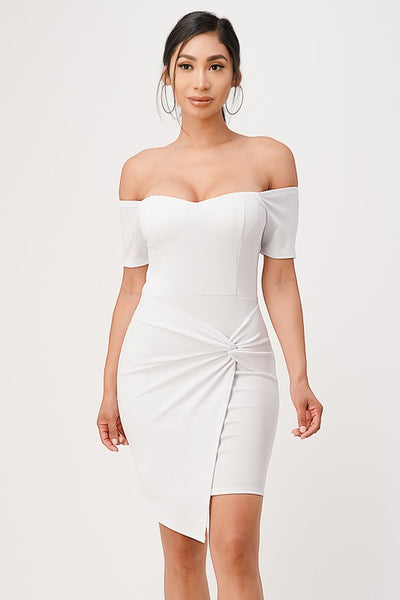 Front Twisted Bodycon Dress *More Colors