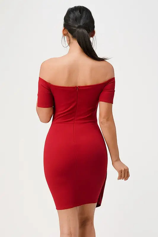 Front Twisted Bodycon Dress *More Colors - Dresses