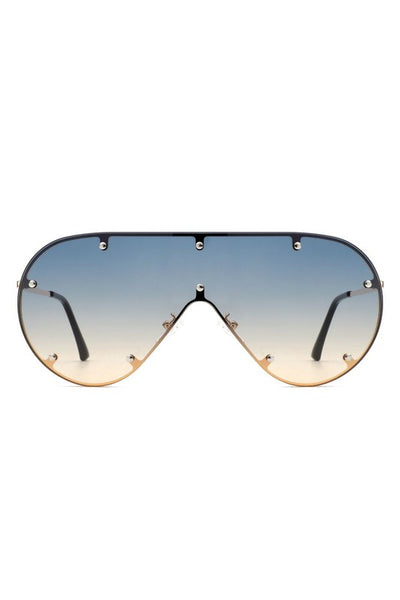 Retro Oversize Aviator Sunglasses