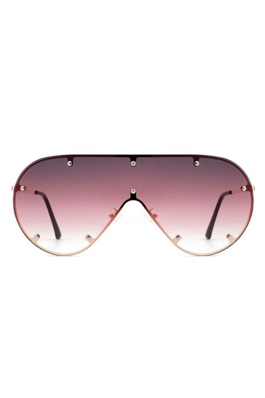 Retro Oversize Aviator Sunglasses