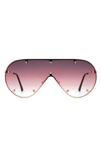 Retro Oversize Aviator Sunglasses