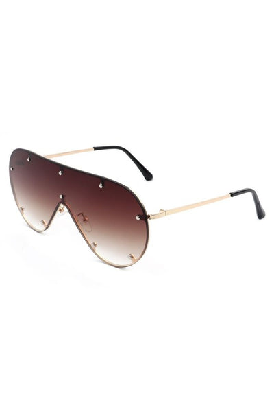 Retro Oversize Aviator Sunglasses