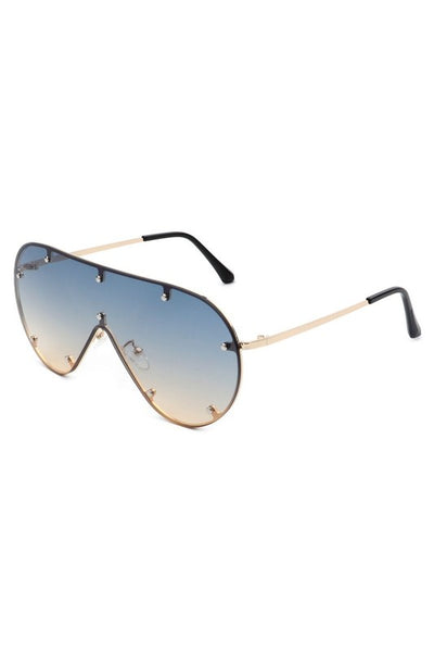 Retro Oversize Aviator Sunglasses