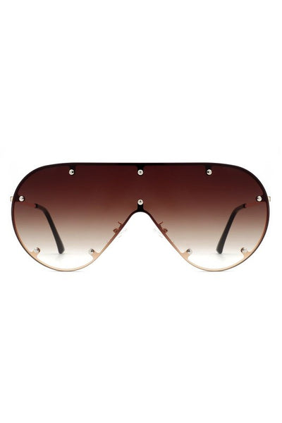 Retro Oversize Aviator Sunglasses