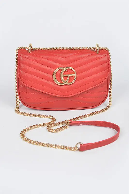 GiGi Quilted Shoulder Bag *More Colors - Red / O/S