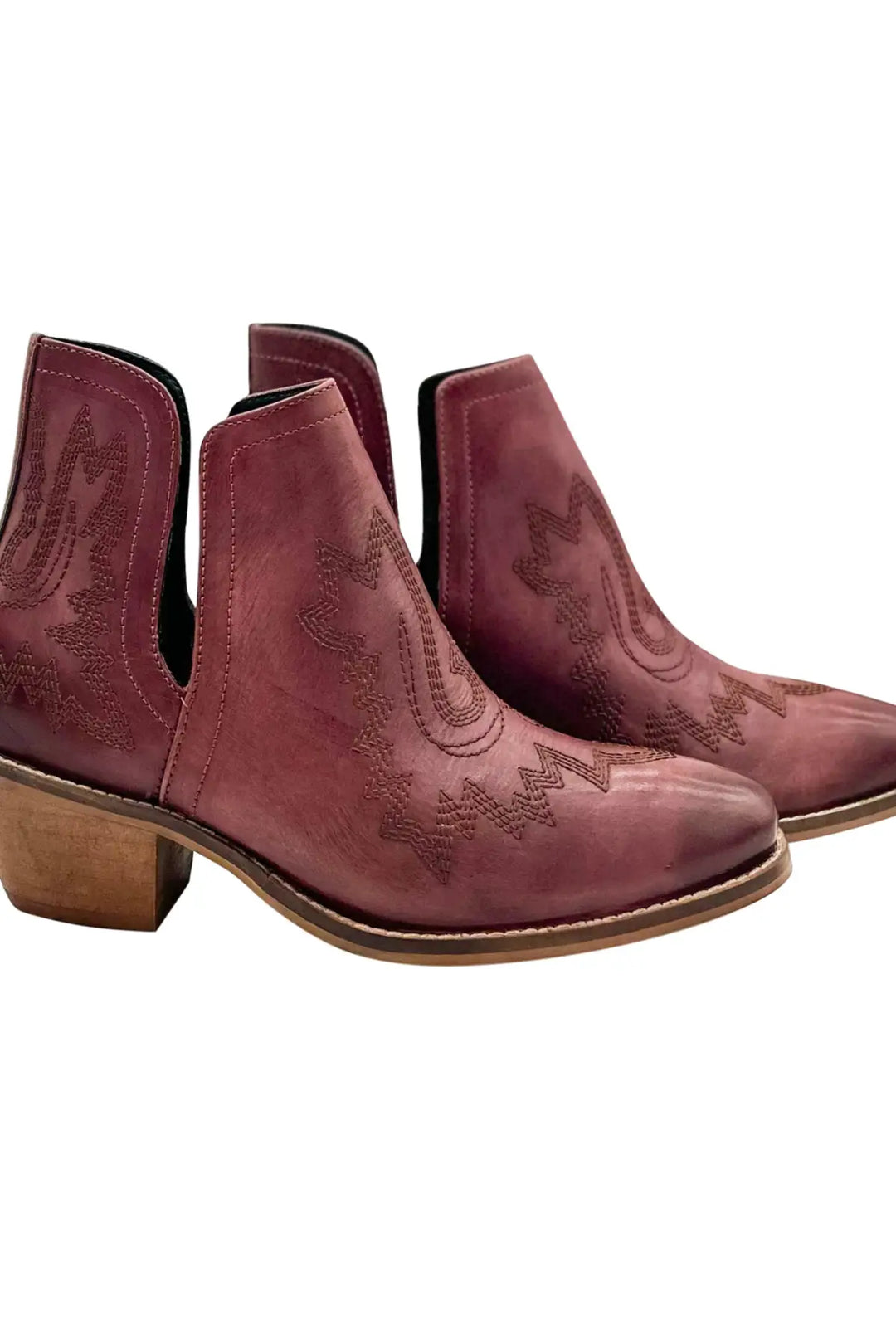 Kickin’ Booties in Burgundy - 110 Fashion Boots