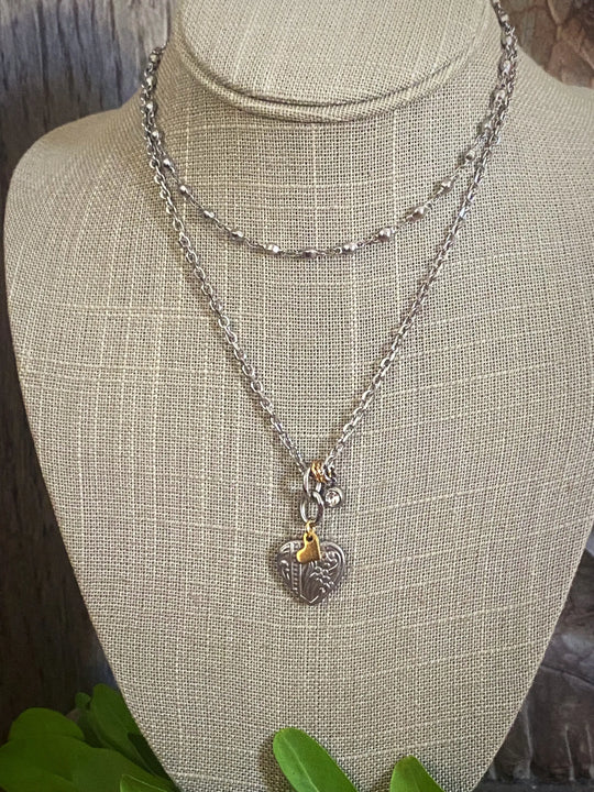 SPIRITED HEART NECKLACE