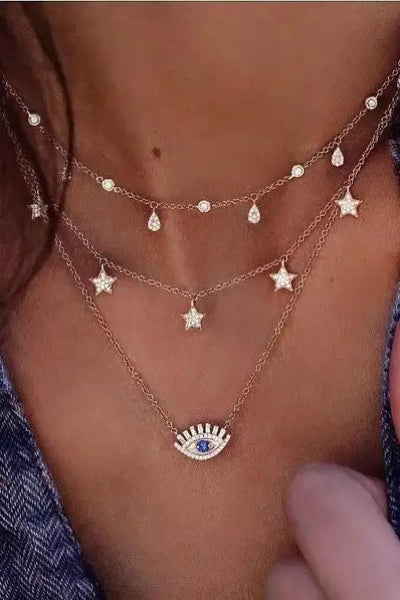 Layered Admiration Necklace - Gold / OS - Necklaces