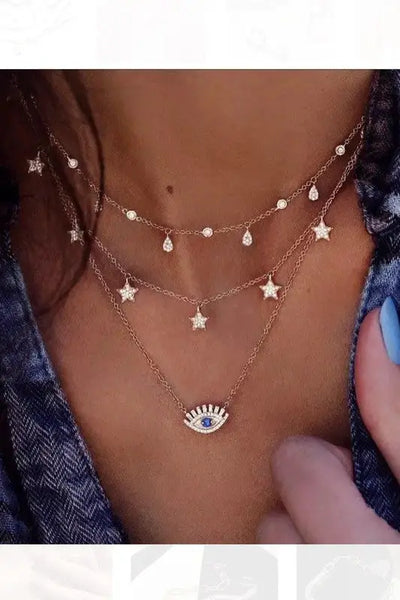 Layered Admiration Necklace - Gold / OS - Necklaces