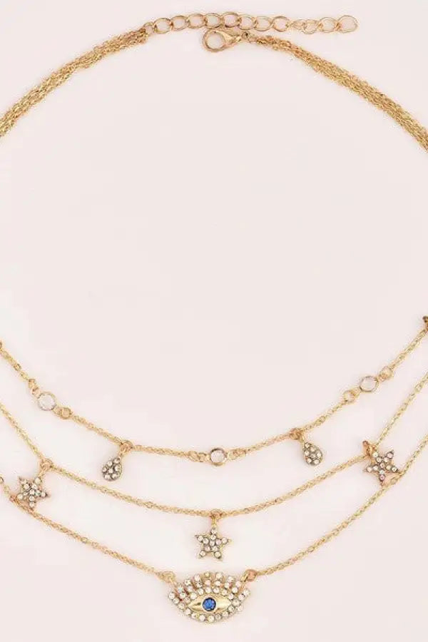 Layered Admiration Necklace - Gold / OS - Necklaces