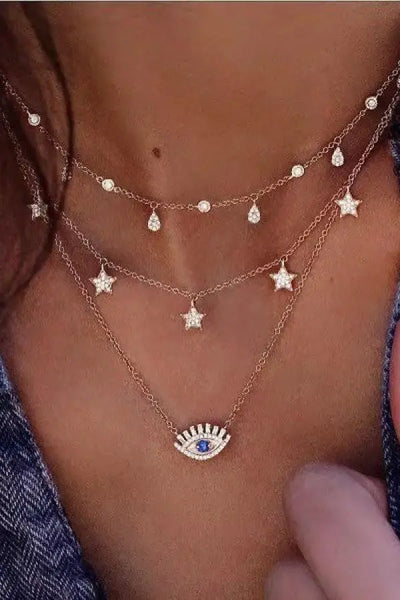 Layered Admiration Necklace - Gold / OS - Necklaces