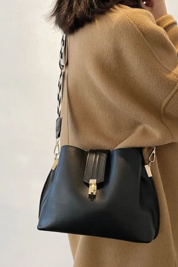 Checkered Shoulder Bag - Bags & Belts
