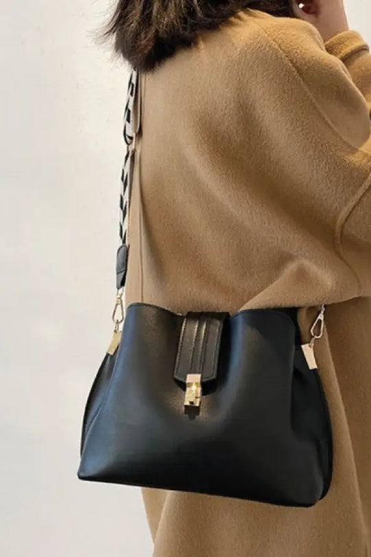 Checkered Shoulder Bag - Bags & Belts