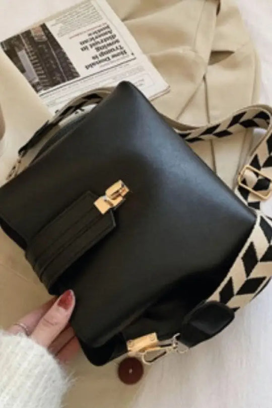 Checkered Shoulder Bag - Bags & Belts
