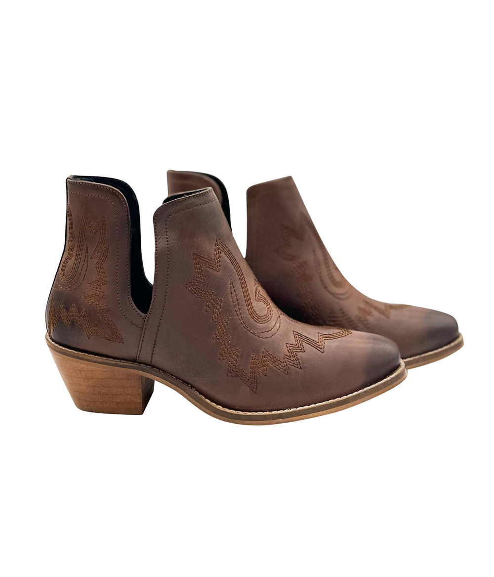 Kickin' Booties in Brown - MELISSA JEAN