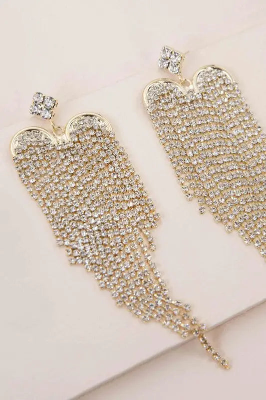 Heartbreaker Luxury Dangle Earrings - Gold / OS - Jewelry