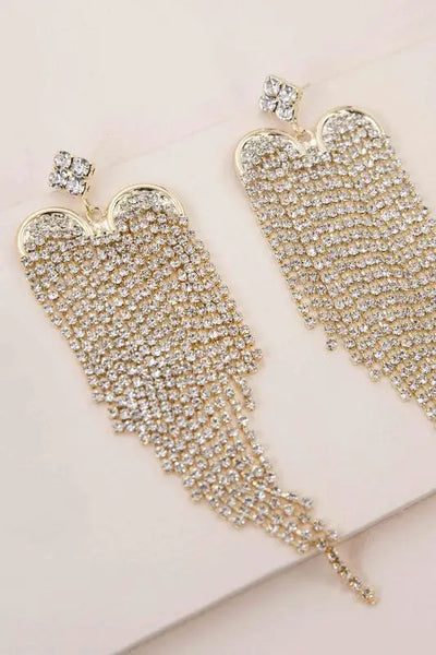 Heartbreaker Luxury Dangle Earrings - Gold / OS - Jewelry
