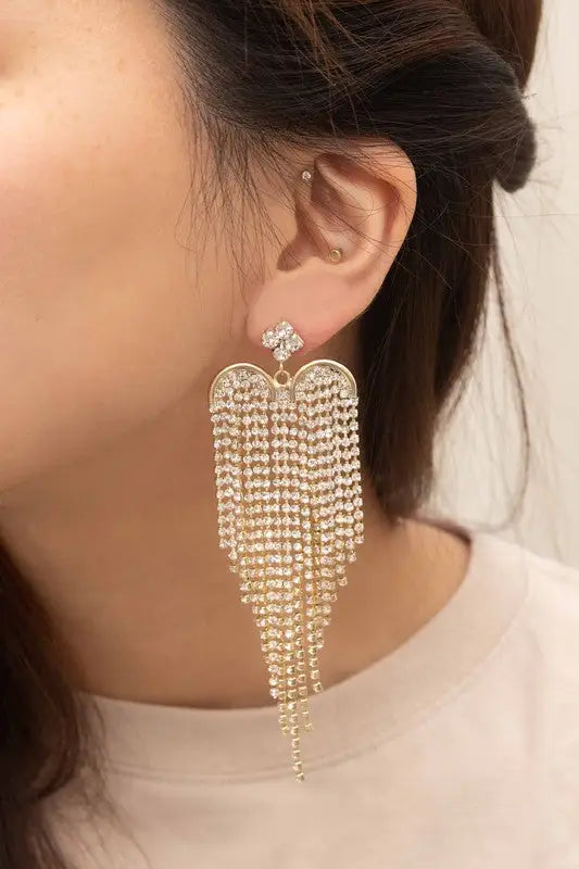 Heartbreaker Luxury Dangle Earrings - Gold / OS - Jewelry