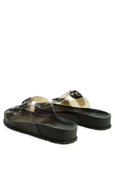 Minata Platform Buckled Slide Sandals - Shoes
