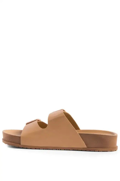 Minata Platform Buckled Slide Sandals - Shoes
