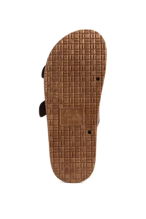 Minata Platform Buckled Slide Sandals - Shoes
