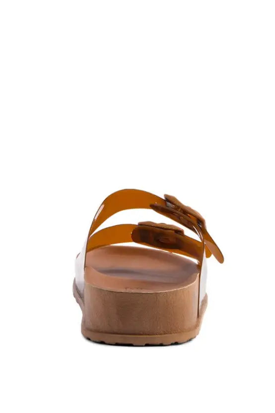 Minata Platform Buckled Slide Sandals - Shoes