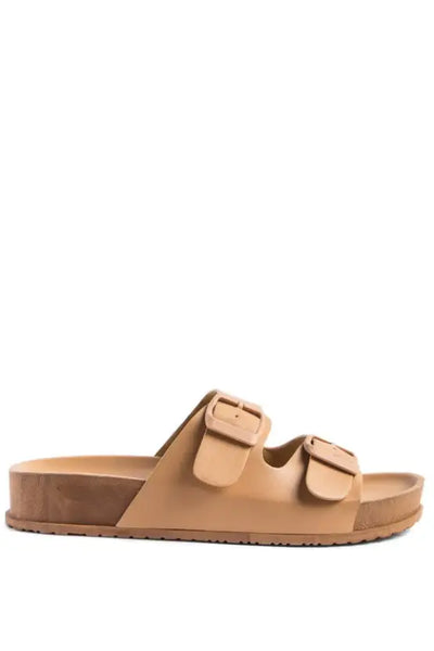 Minata Platform Buckled Slide Sandals - Shoes