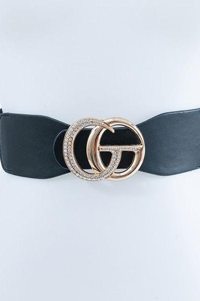 Gold GiGi Buckle Wide Belt *More Colors