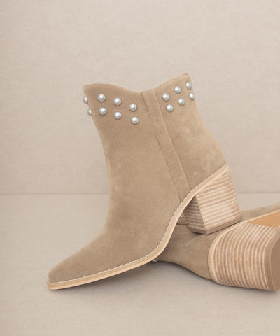 Alofi Studded Collar Booties