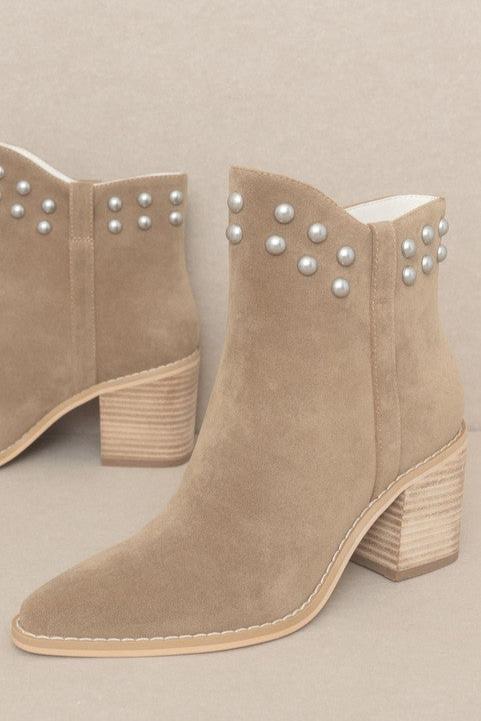 Alofi Studded Collar Booties