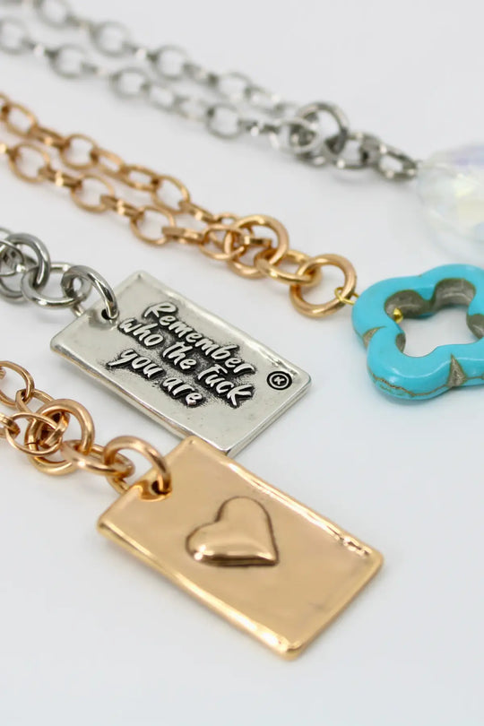 Remember Who the F*ck You Are Original Lite Necklace - original lite