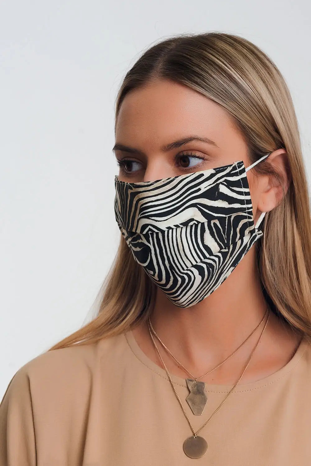 2 PACK Masque Mix Animal Print - One Size / Negro - Collares