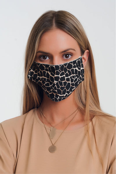 2 PACK Mix Animal Print Mask