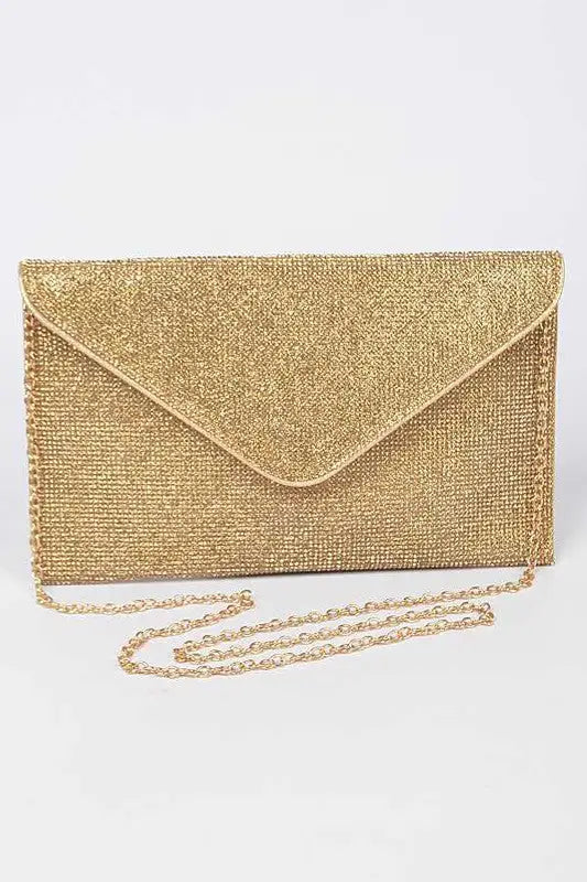 Rhinestone Statement Envelope Clutch Bag
