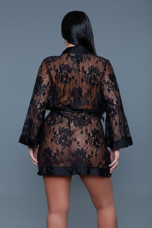 Delia Lace Robe