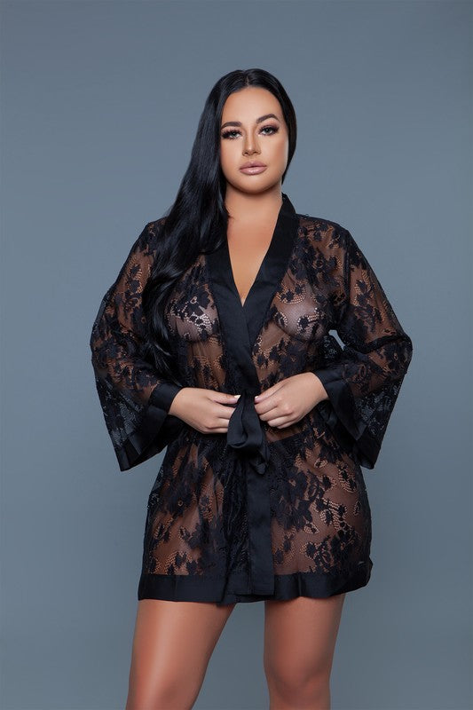 Delia Lace Robe