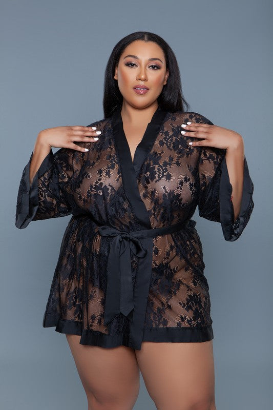 Delia Lace Robe