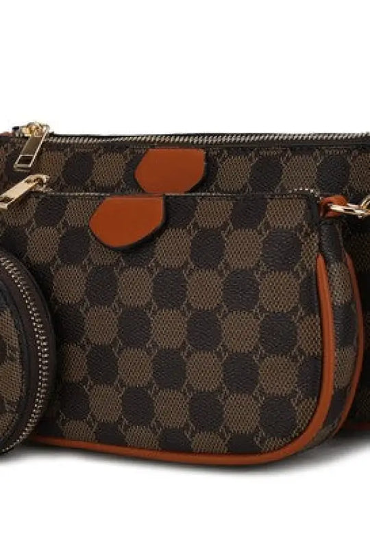Evanna 3 pcs Crossbody Bag *More Colors - Brown / One Size - Bags & Belts