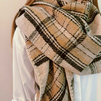 Triangle Plaid Shawl Scarf *More Colors