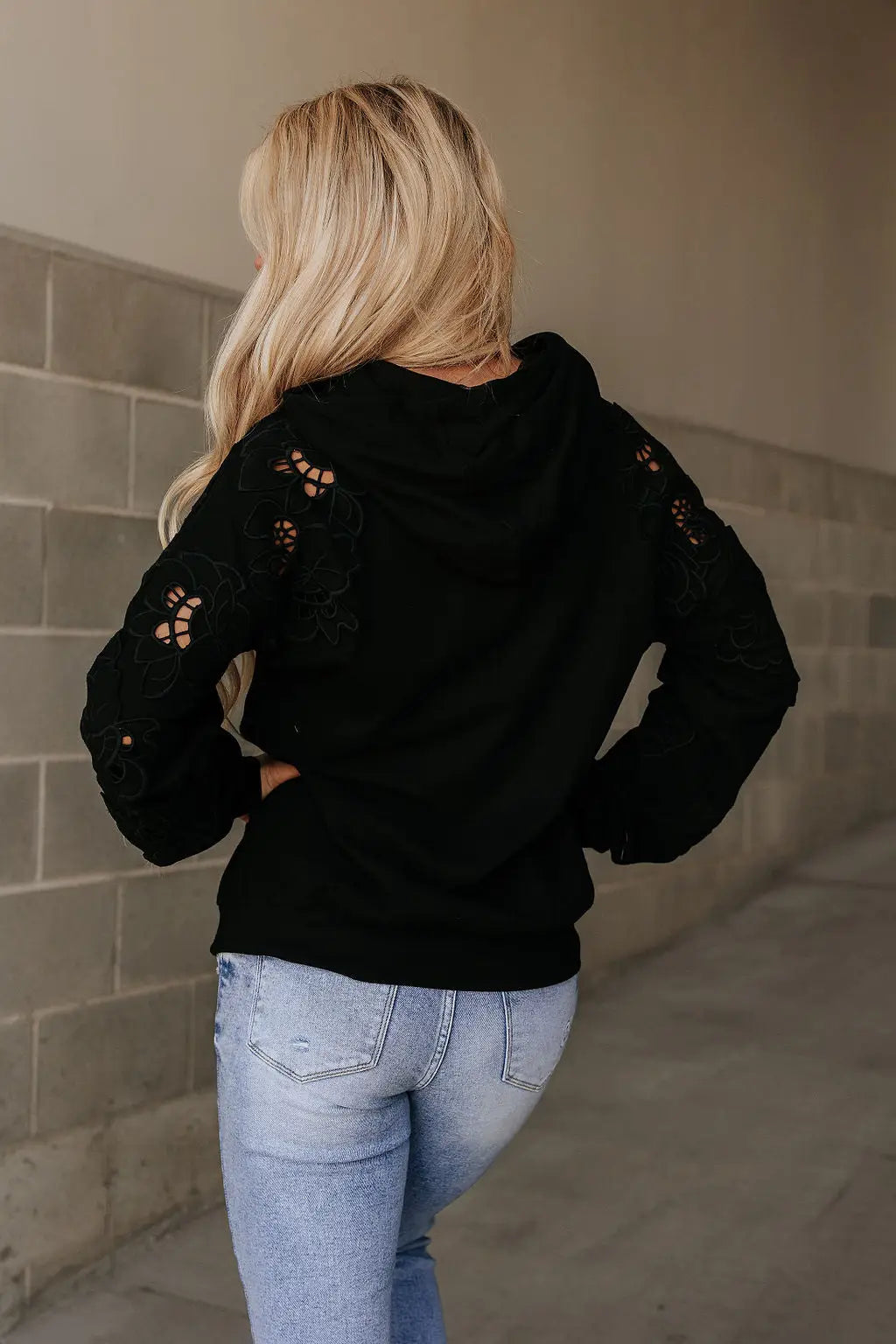 University Hoodie - Love Story Black - Tops