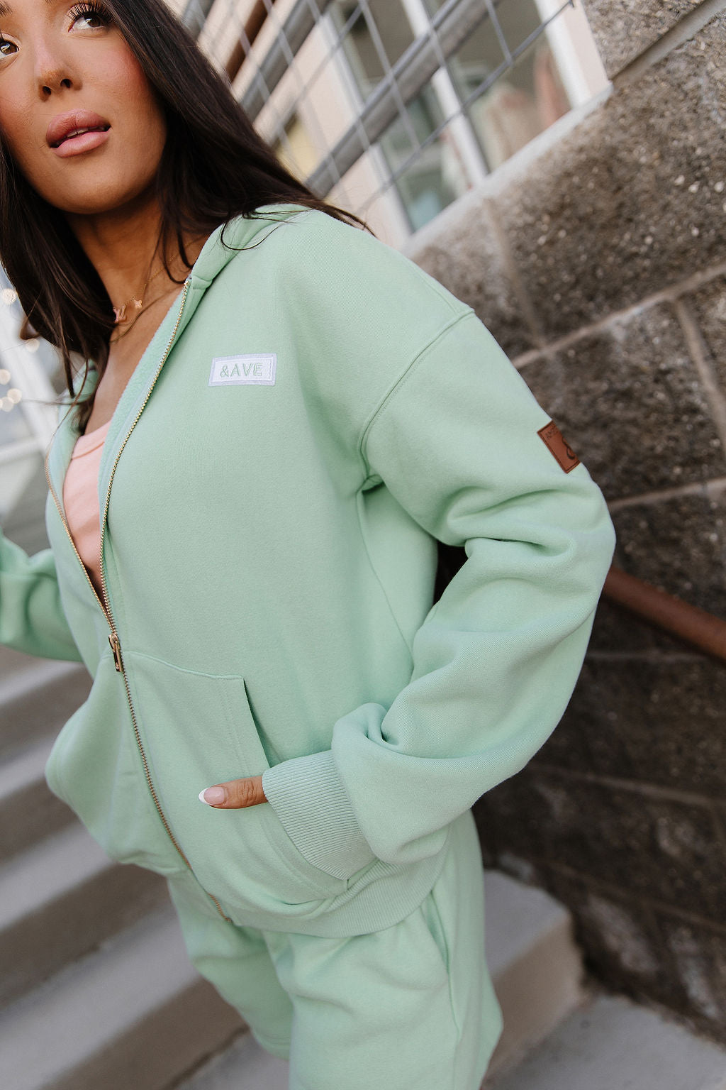 Comfort Zone FullZip - Mint - MELISSA JEAN