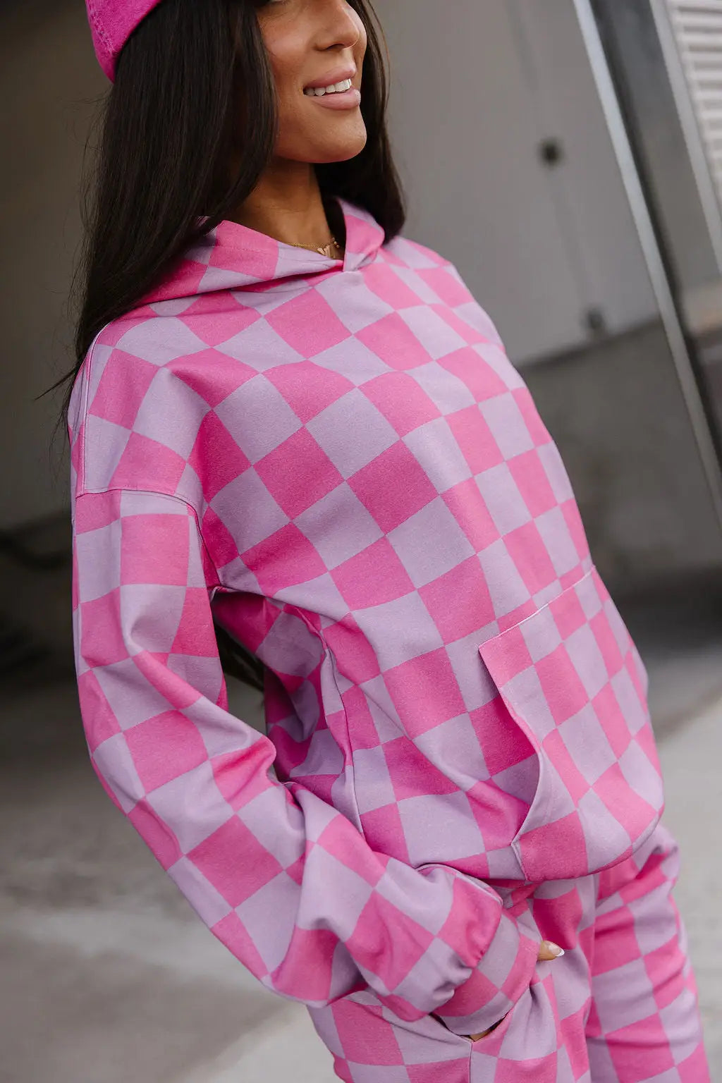 University Hoodie - Rosy Daydream - Tops