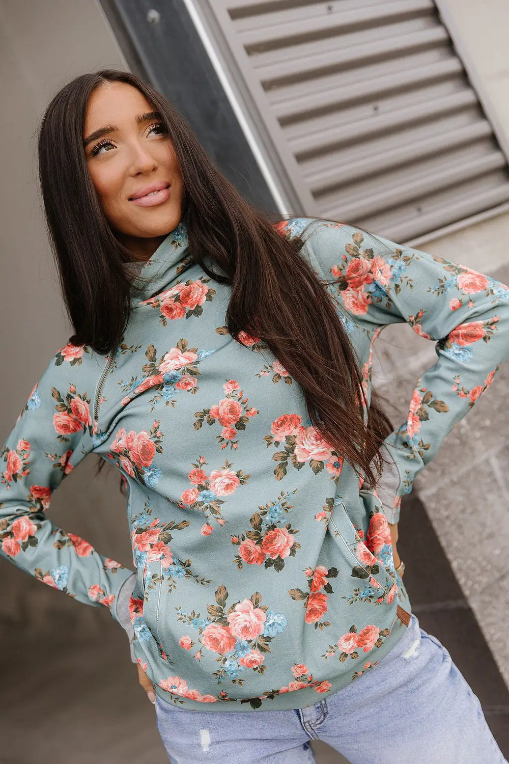 DoubleHood™ Sweatshirt - Blue Skies Ahead - Tops