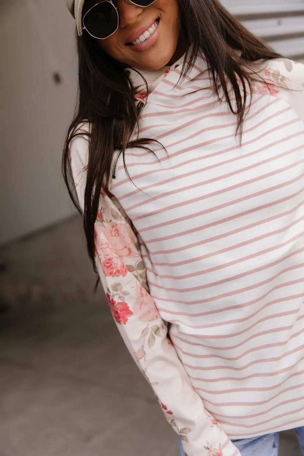 DoubleHood™ Sweatshirt - Blossom Breeze - Tops