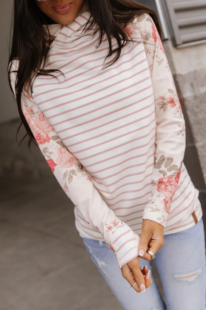 DoubleHood™ Sweatshirt - Blossom Breeze - Tops